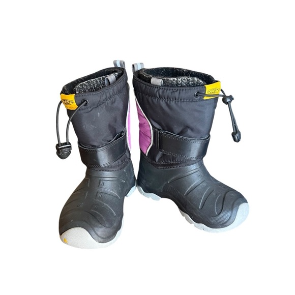 Keen Black Purple Shellback 400g Insulated Waterproof Winter Boots Youth Size 11 - Picture 11 of 14